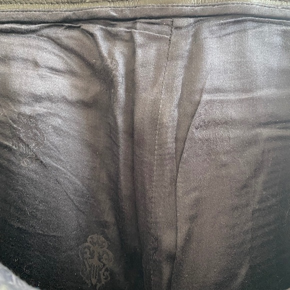 CHROME HEARTS - Men's Black Leather Pants - Picture 9 of 14